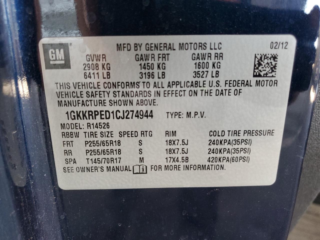 GMC Acadia Sle Image 12