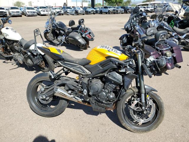  Salvage Triumph Motorcycle Street