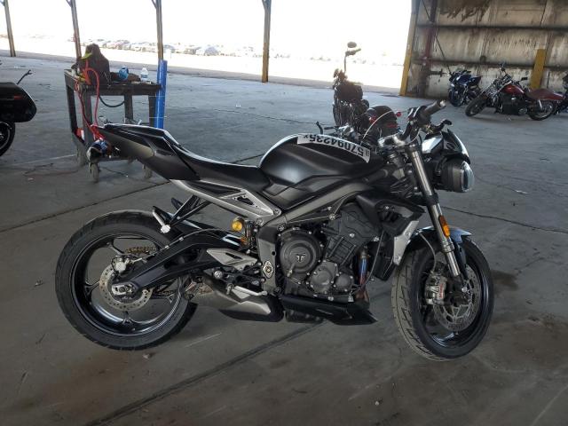  Salvage Triumph Motorcycle Street