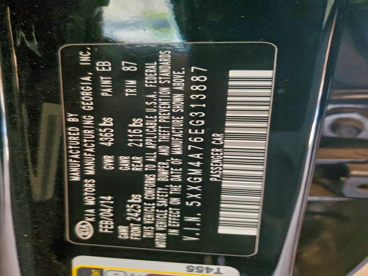 Kia Optima Lx Image 8