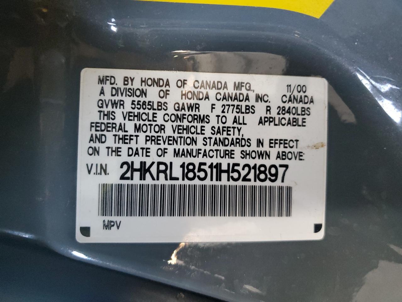 Honda Odyssey Lx Image 13