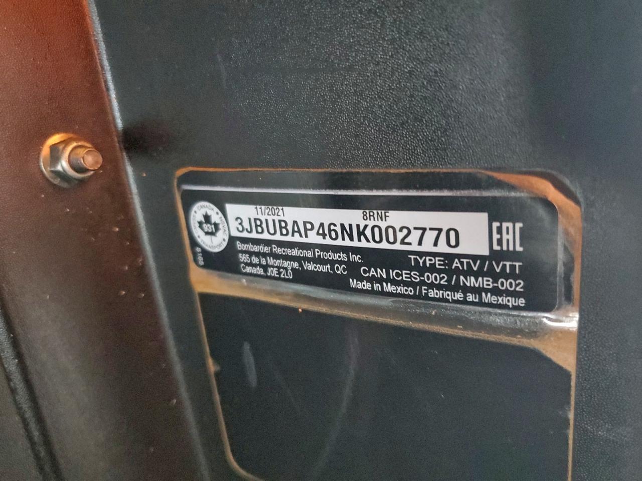 Can-Am Atv Hd9 Image 4