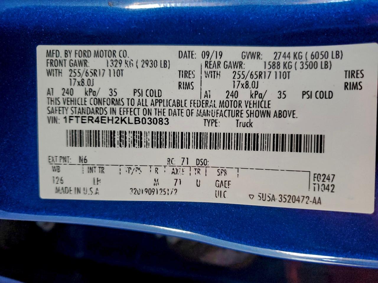 Ford Ranger Xl Image 6