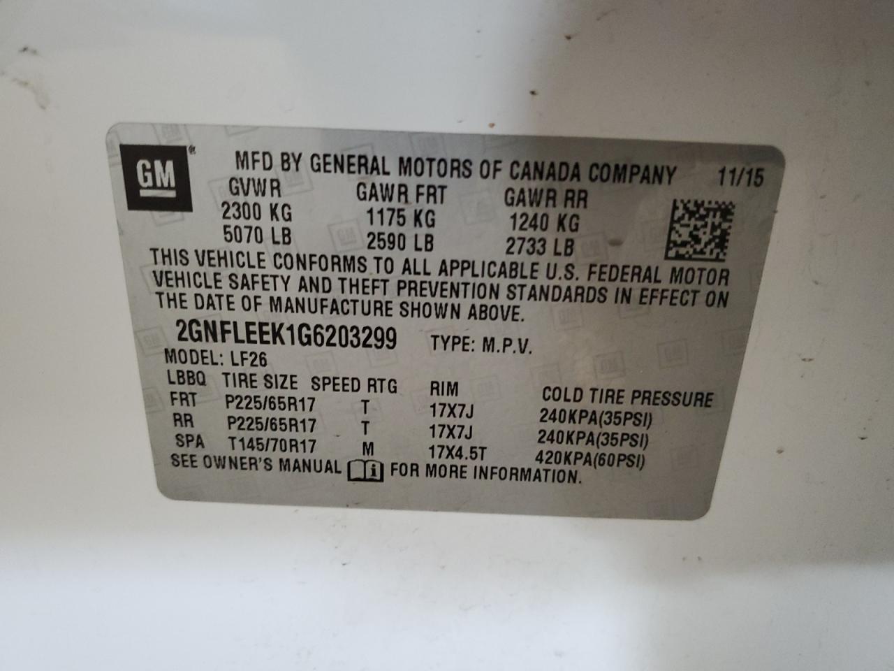 Chevrolet Equinox Ls Image 6