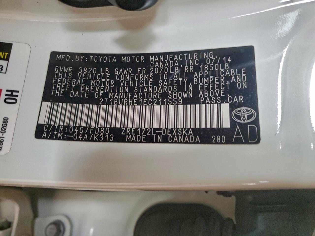 Toyota Corolla L Image 9