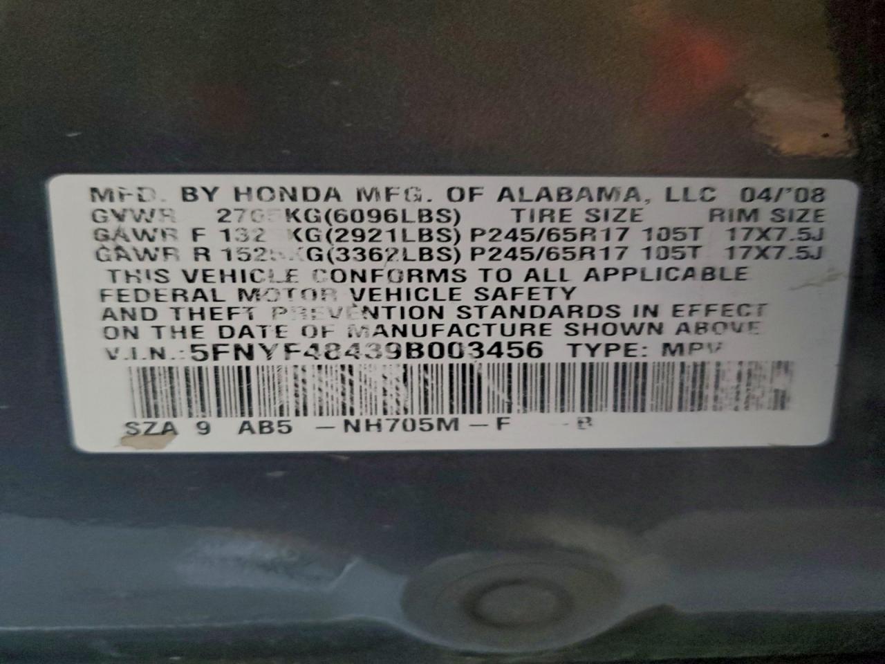 Honda Pilot Ex Image 9