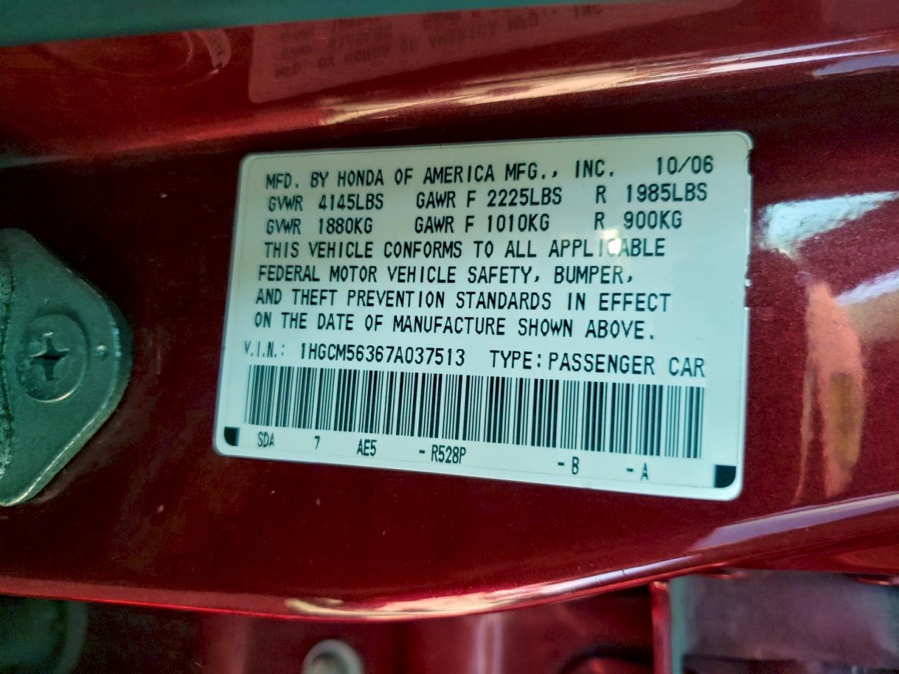 Honda Accord Se Image 12