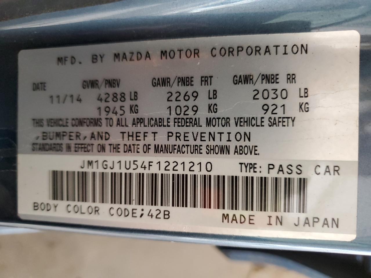 Mazda 6 Sport Image 10