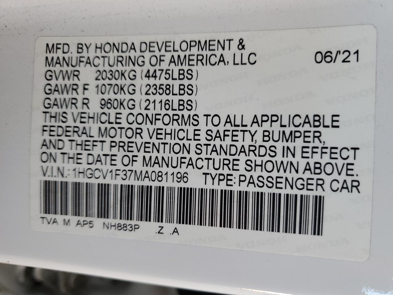 Honda Accord Sport Image 12