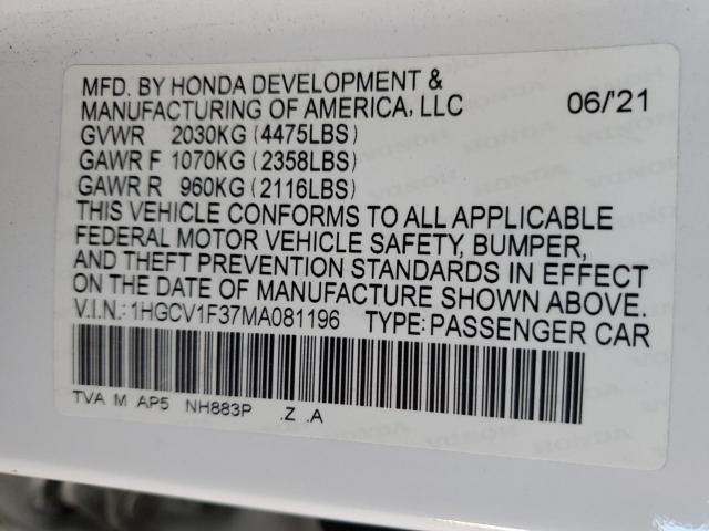 Honda Accord Sport Image 12