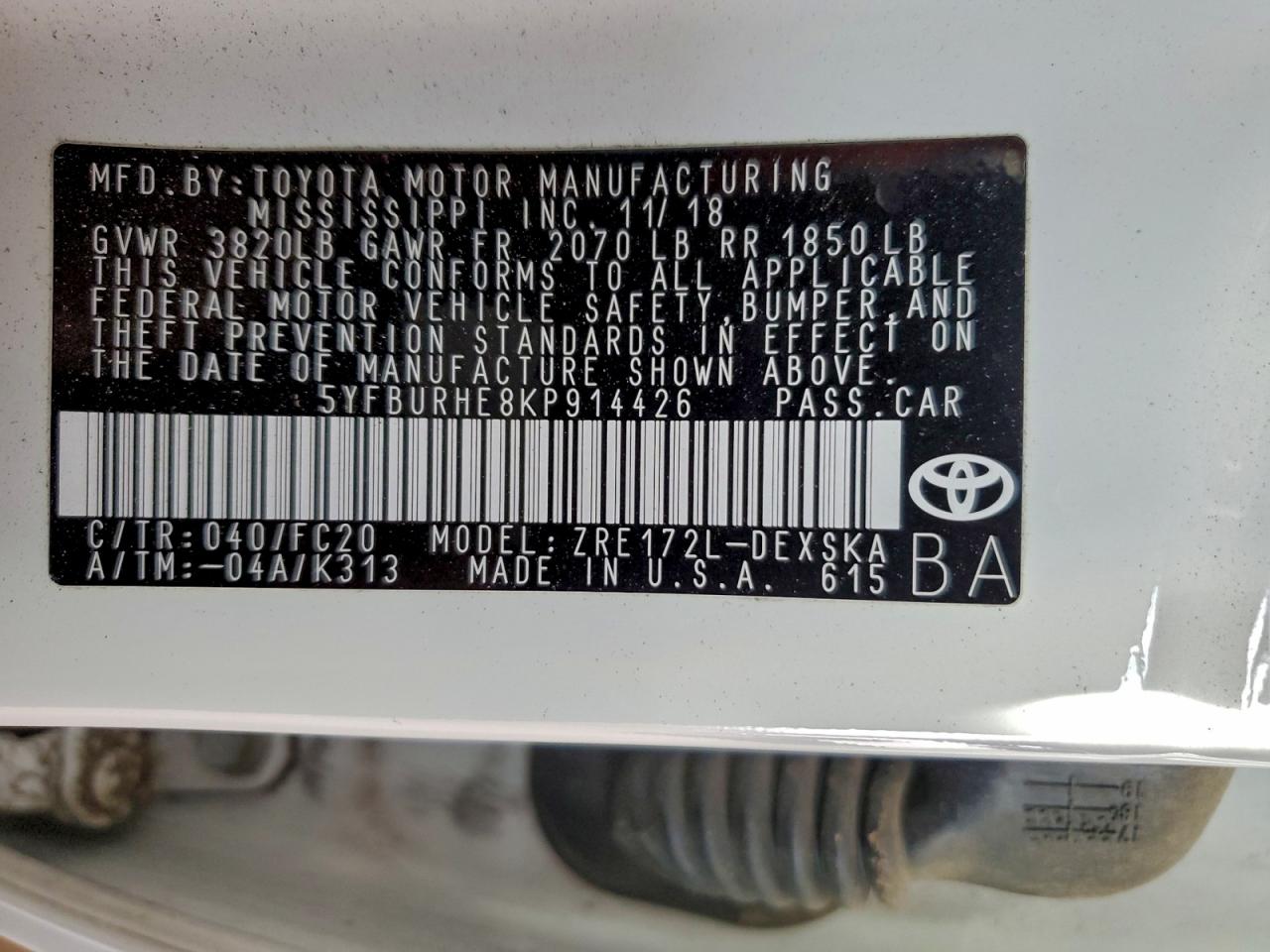 Toyota Corolla L Image 9