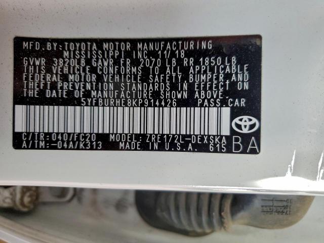 Toyota Corolla L Image 9