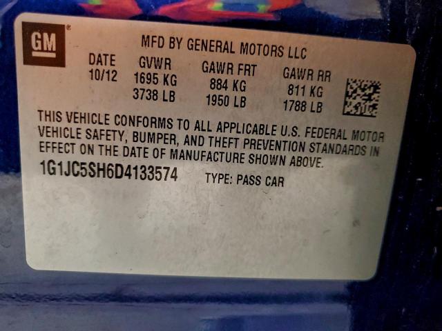 Chevrolet Sonic Lt Image 6