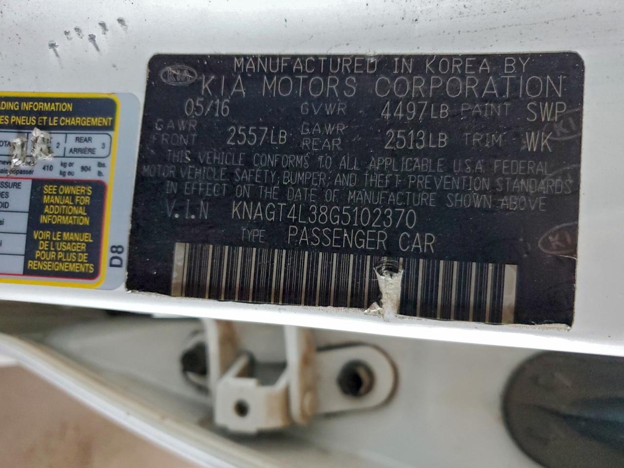 Kia Optima Lx Image 8