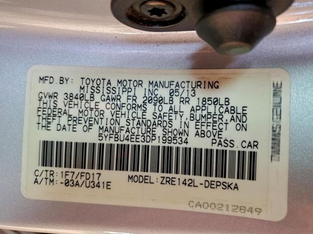 Toyota Corolla Base Image 11