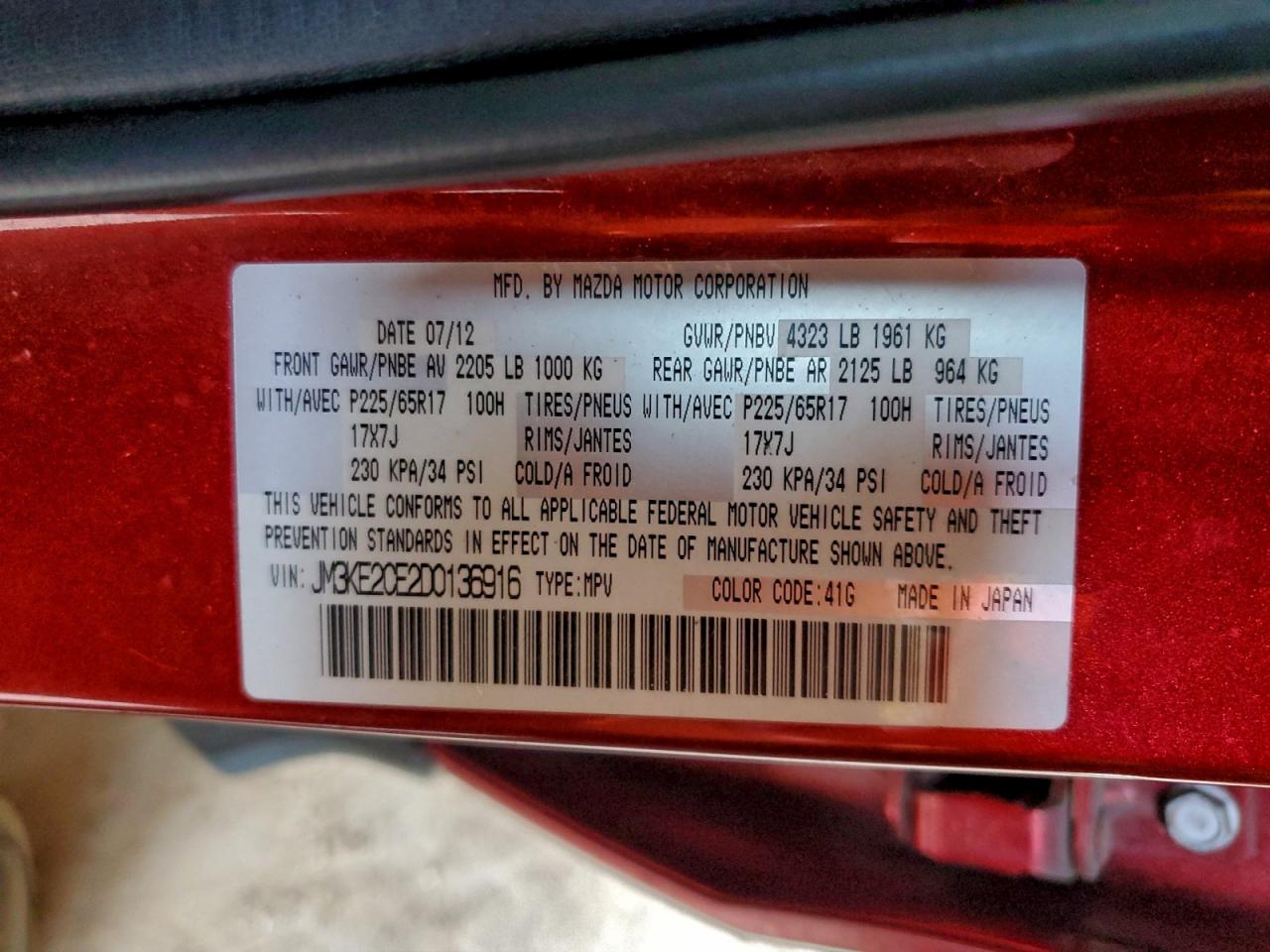 Mazda Cx Touring Image 12