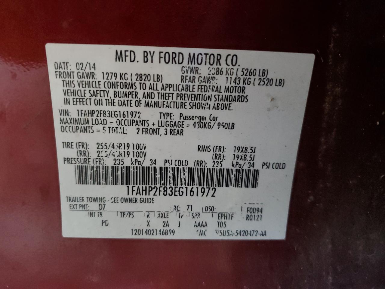 Ford Taurus Limited Image 9