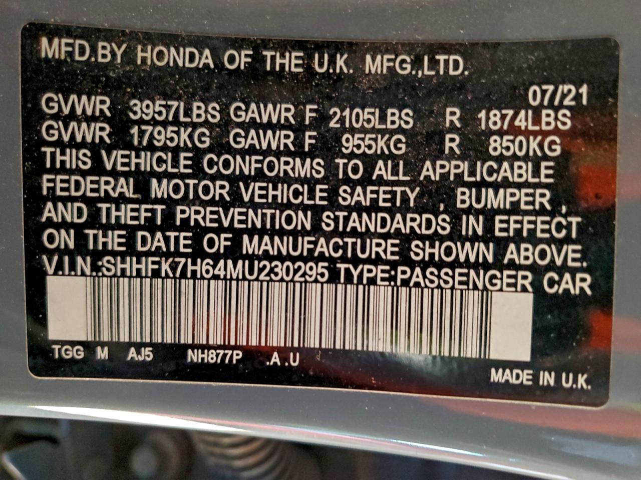 Honda Civic Ex Image 10