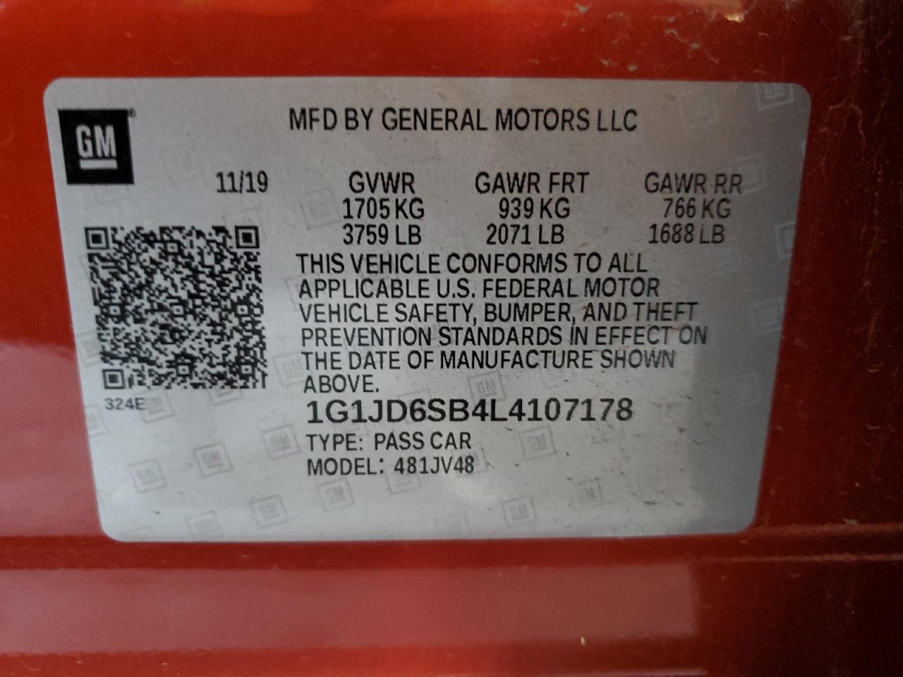 Chevrolet Sonic Lt Image 12