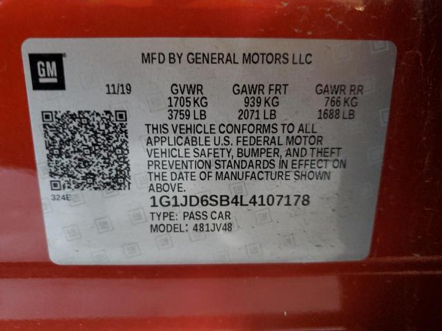 Chevrolet Sonic Lt Image 12