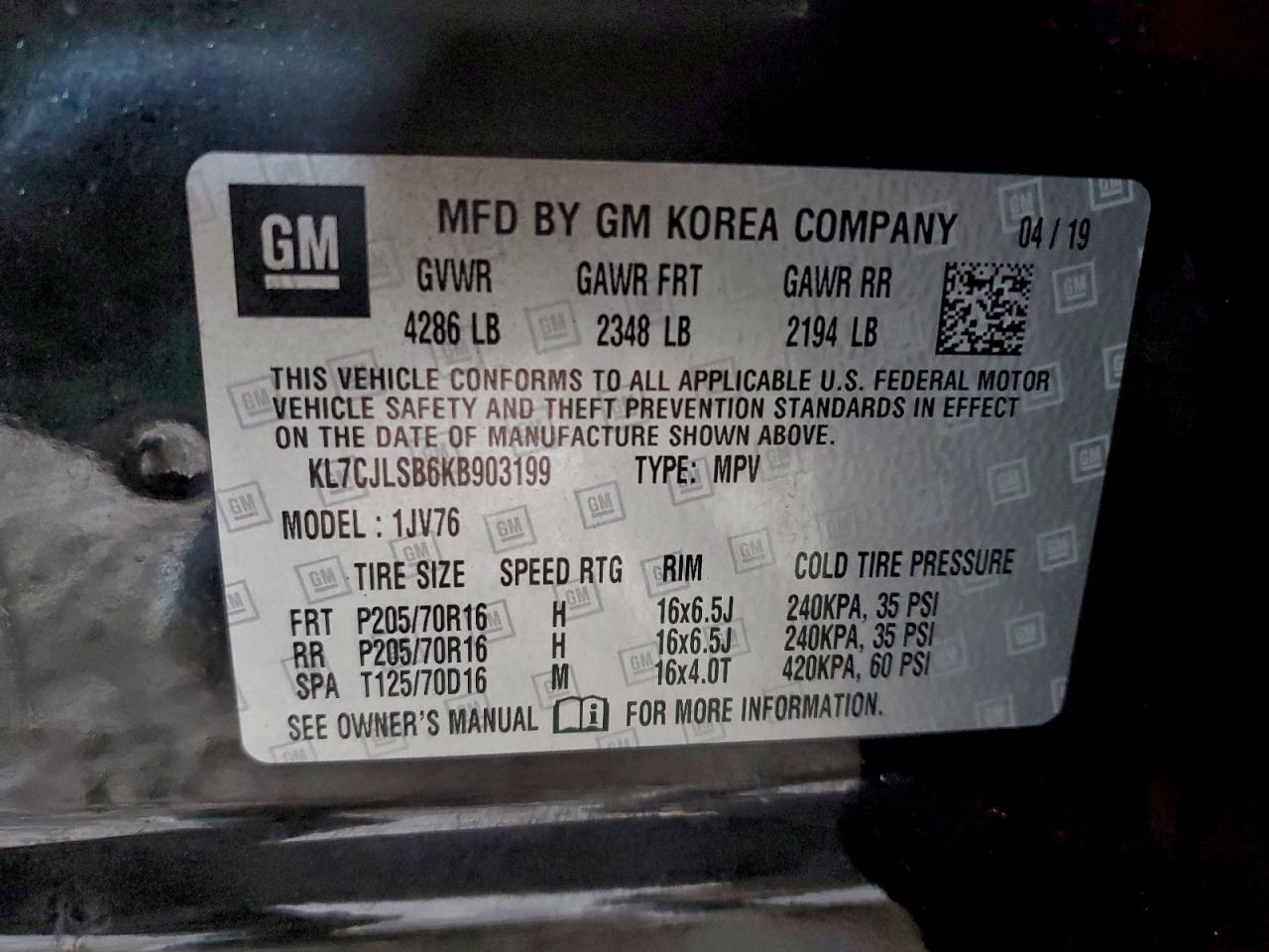 Chevrolet Trax 1lt Image 11