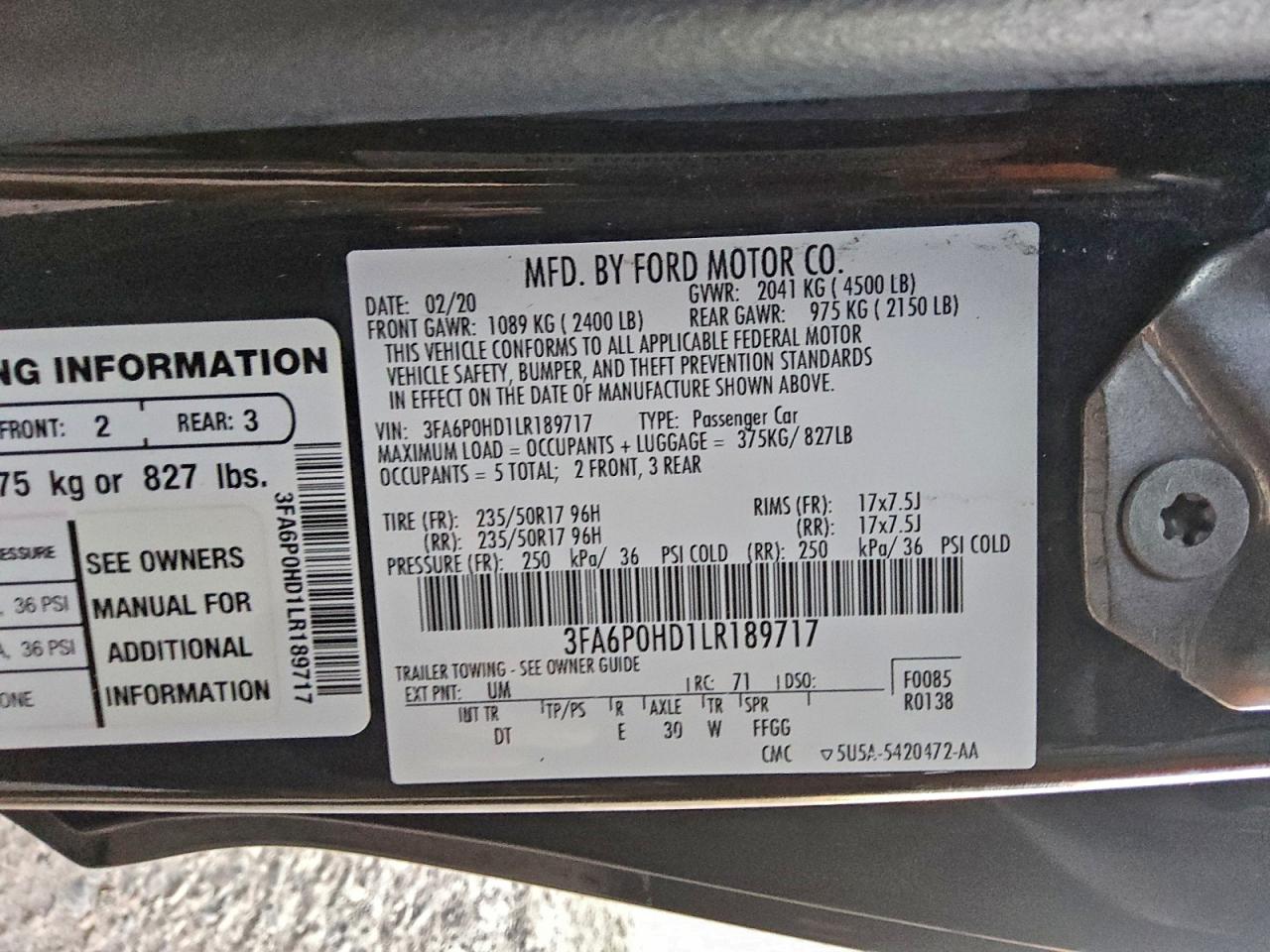 Ford Fusion Se Image 3