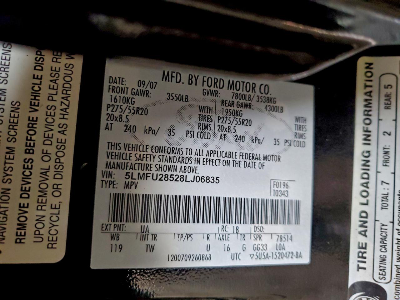 Lincoln Navigator Image 6