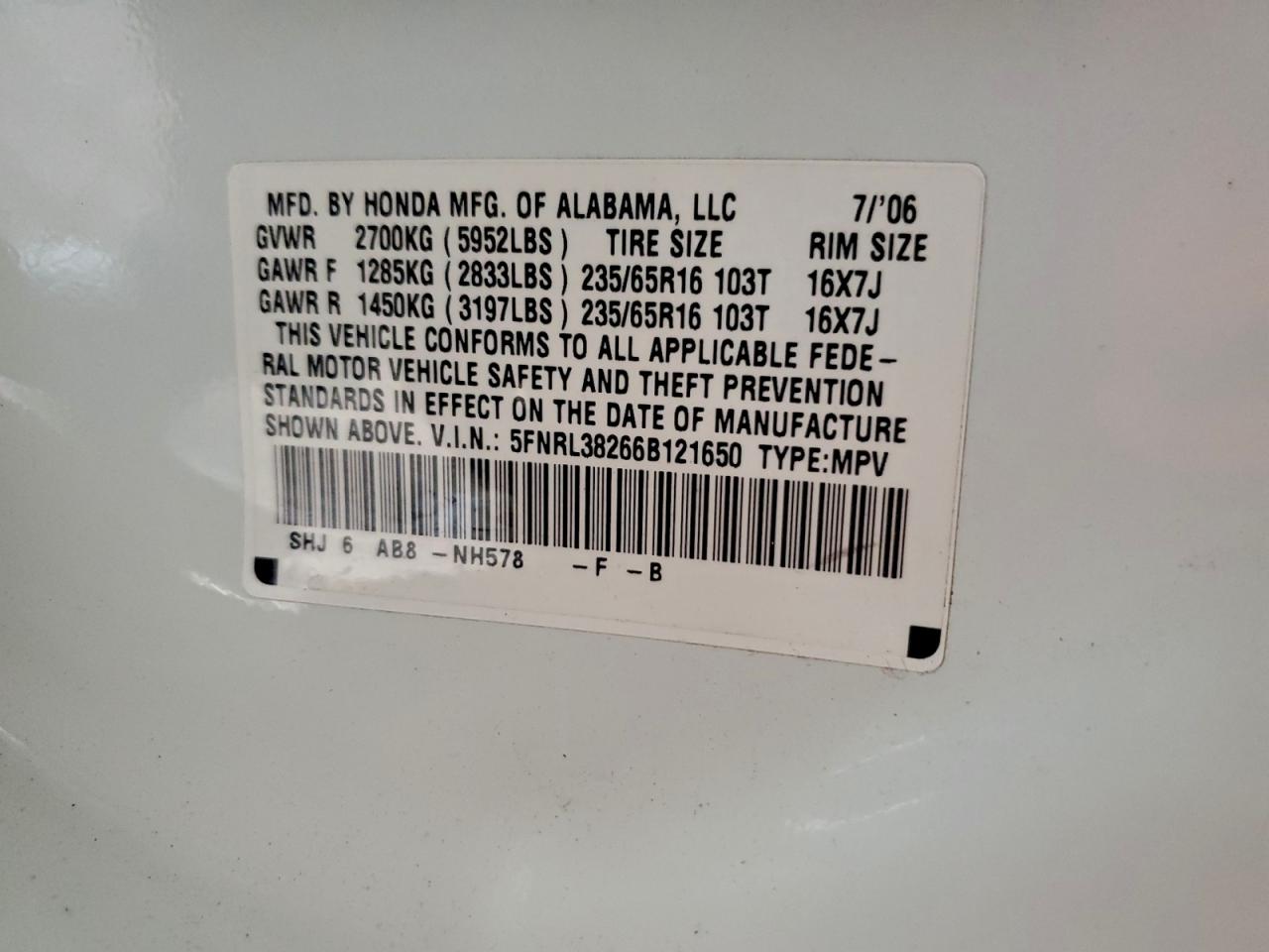 Honda Odyssey Lx Image 5