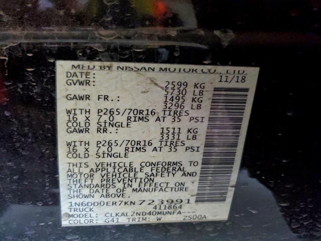 Nissan Frontier S Image 8