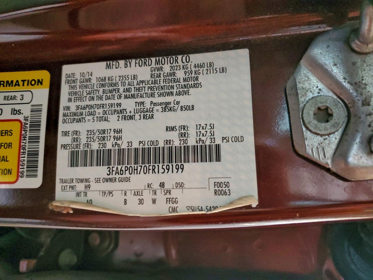 Ford Fusion Se Image 8